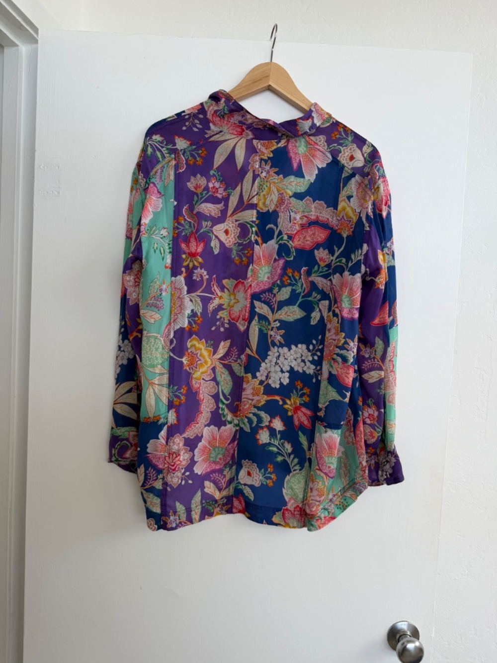 JOHNNY WAS Leya Button Up Shirt - Vivienne - Floral - Size Medium M - Picture 6 of 6